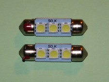 MORRIS MINOR LED interior light bulbs 2 pcs, replaces 239/254 festoon bulbs