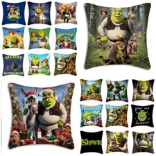 Shrek Cartoon Cushion Cover Pillow Case Home Sofa Bed Decors Xmas Gift 45cm*45cm