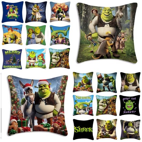 Shrek cartoon cushion cover - cushion,