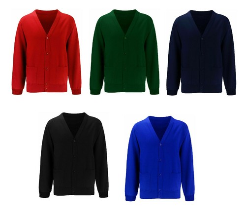Neck button cardigan sweat - v,