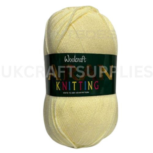 Woolcraft aran wool 400g - wool,