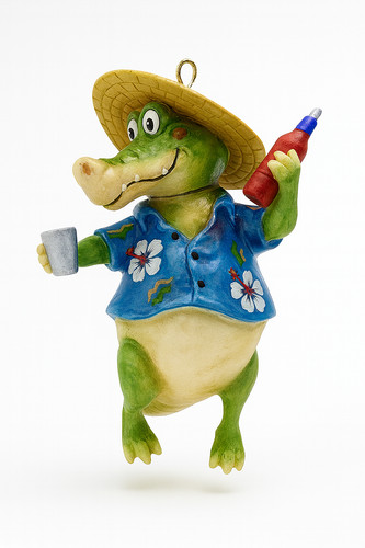 Christmas bauble alligator - christmas,