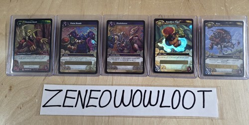 World warcraft loot card - world,