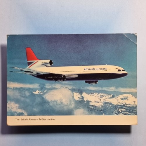 Commercial aircraft postcard - aircraft,