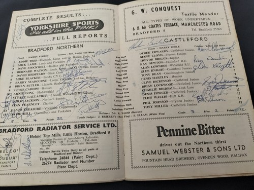 Multi signed programme 21 - signed, x