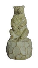Bear wood sculpted style - wood,