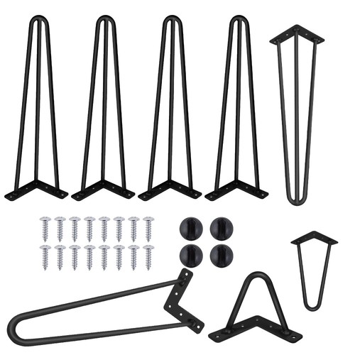 Hairpin legs set diy - 4x, metal
