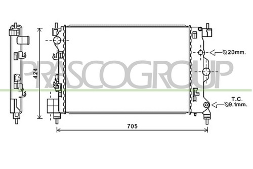 Fits vauxhall mokka radiator - vauxhall,