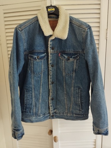 Mens levis denim sherpa - denim,