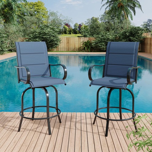 Outdoor swivel bar - swivel, stools