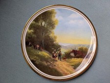 Vintage Porcelain  AJL Giftware Decorative Plate Charms Of Country Life