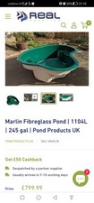 Fibreglass Fish Pond & Plastic blagdon Pond x2 Filters And Tubes Complete Sets
