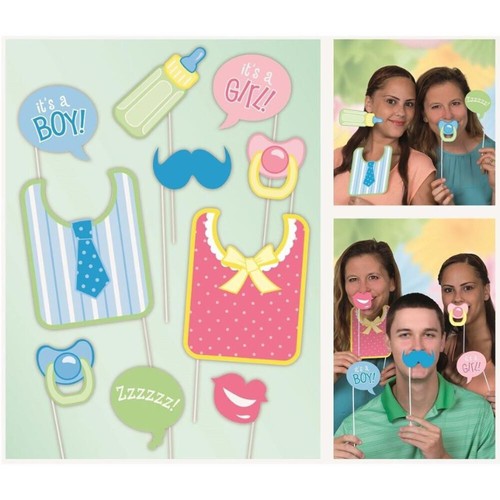 Baby shower photo props - shower, 10