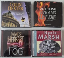 Audio book 4 x CD Audio Book Ngaio Marsh James Herbert Ian Fleming Colin Dexter