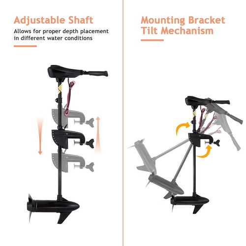 Transom mounted electric - mounted,