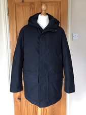 COS Navy Blue Down Fill Hooded