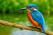 Stunning Kingfisher Paint by