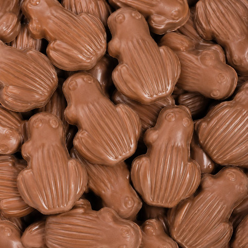 Milk chocolate frogs - milk, from
