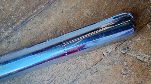 Vintage steel seatpost - vintage, 25.3