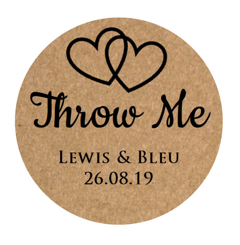105 personalised confetti - x,