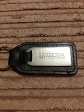 Vintage Norton Way Honda Car Keyring Keychain Collectable Leather 