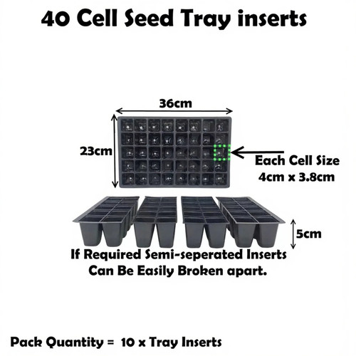 Cell tray inserts full size - tray,