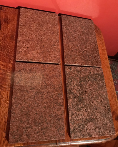 Set red natural granite - 4, x