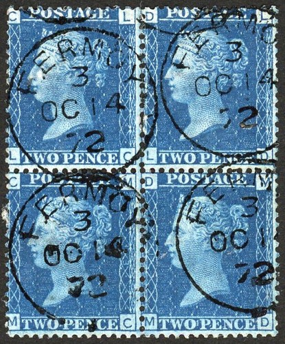 Sg47 1872 deep blue plate - deep, blue,