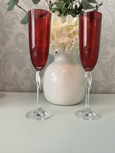 Pair laura ashley red ruby - of,