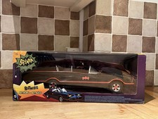 Mattel Batman 1966 Batmobile Vehicle DC Comics Large Approx 18” Long. 2013.