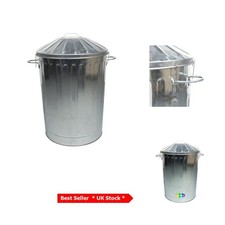90L Galvanised Steel Bin |