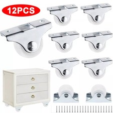 12X Fixed Castor Wheels for