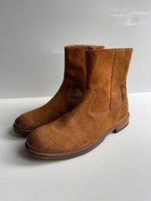 Clarks tan suede Boots UK 10 G