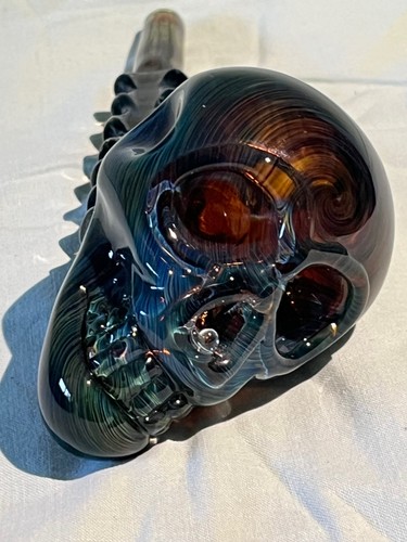 Heady glass skull sherlock - glass,