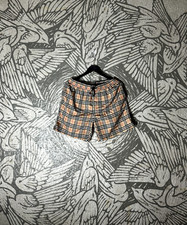 Men’s Burberry Nova Check Pattern Swim Shorts Size L