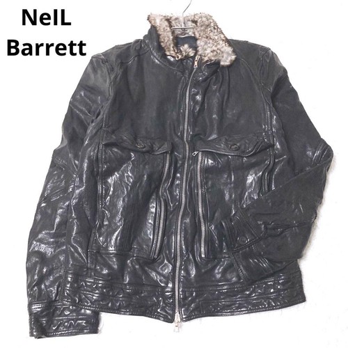 Neil barrett leather jacket - neil,