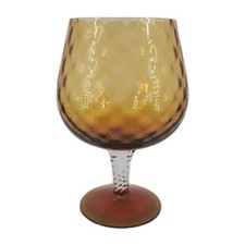 Large coloured glass vase - glass,