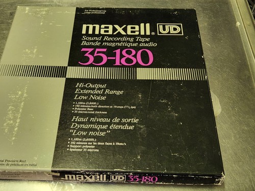 Maxell 180 reel to - ud,