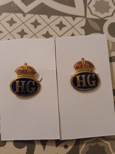 Pair home guard lapel - of,