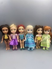 Disney Princess Petite Dolls X 6 - Arya, Rapunzel, Ariel, Elsa, Belle, Anna