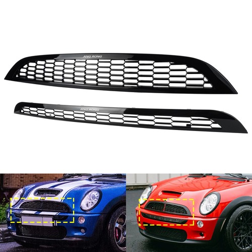 Front bumper honeycomb grille - front,