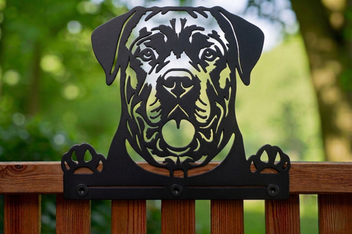 Rusty cane corso garden art - rusty,