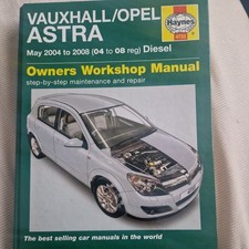HAYNES OWNERS WORKSHOP MANUAL VAUXHALL ASTRA 2004/2008 DIESEL