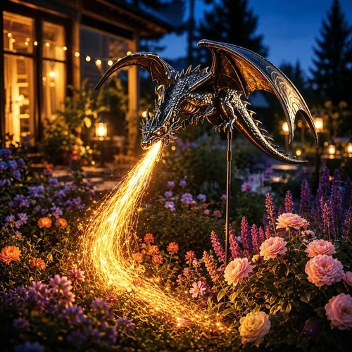 Solar dragon fire garden - fire,