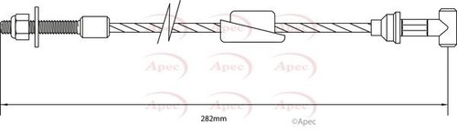 Apec front brake cable - brake, for