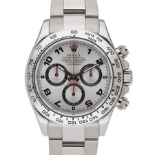 Rolex Daytona 116509 with 40mm 18ct White Gold case and Silver dial. Good con...