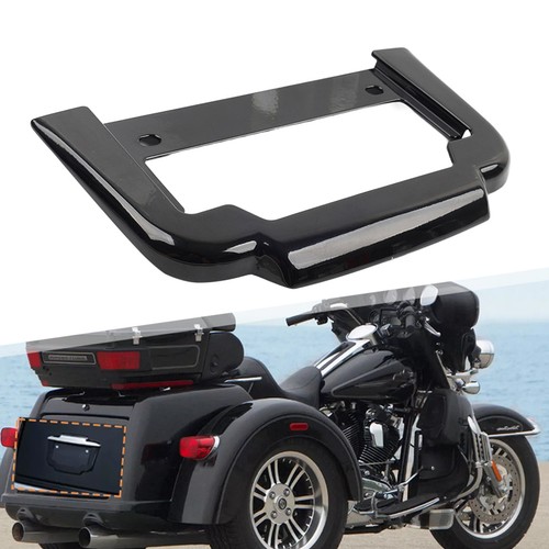 Black rear license plate - rear,
