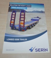 Serin Lowbed Semi Trailer