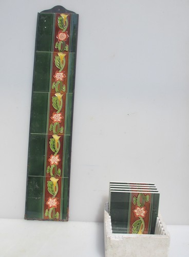 Ceramic art nouveau - nouveau, fireplace