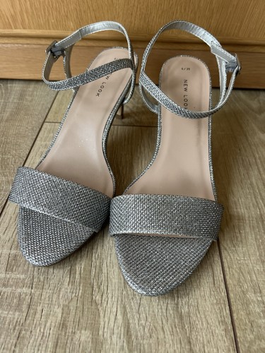 New look silver glitter - new,